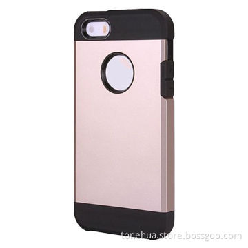 Hard with Soft Rubber Matte Rugged Hybrid Case for iPhone 5